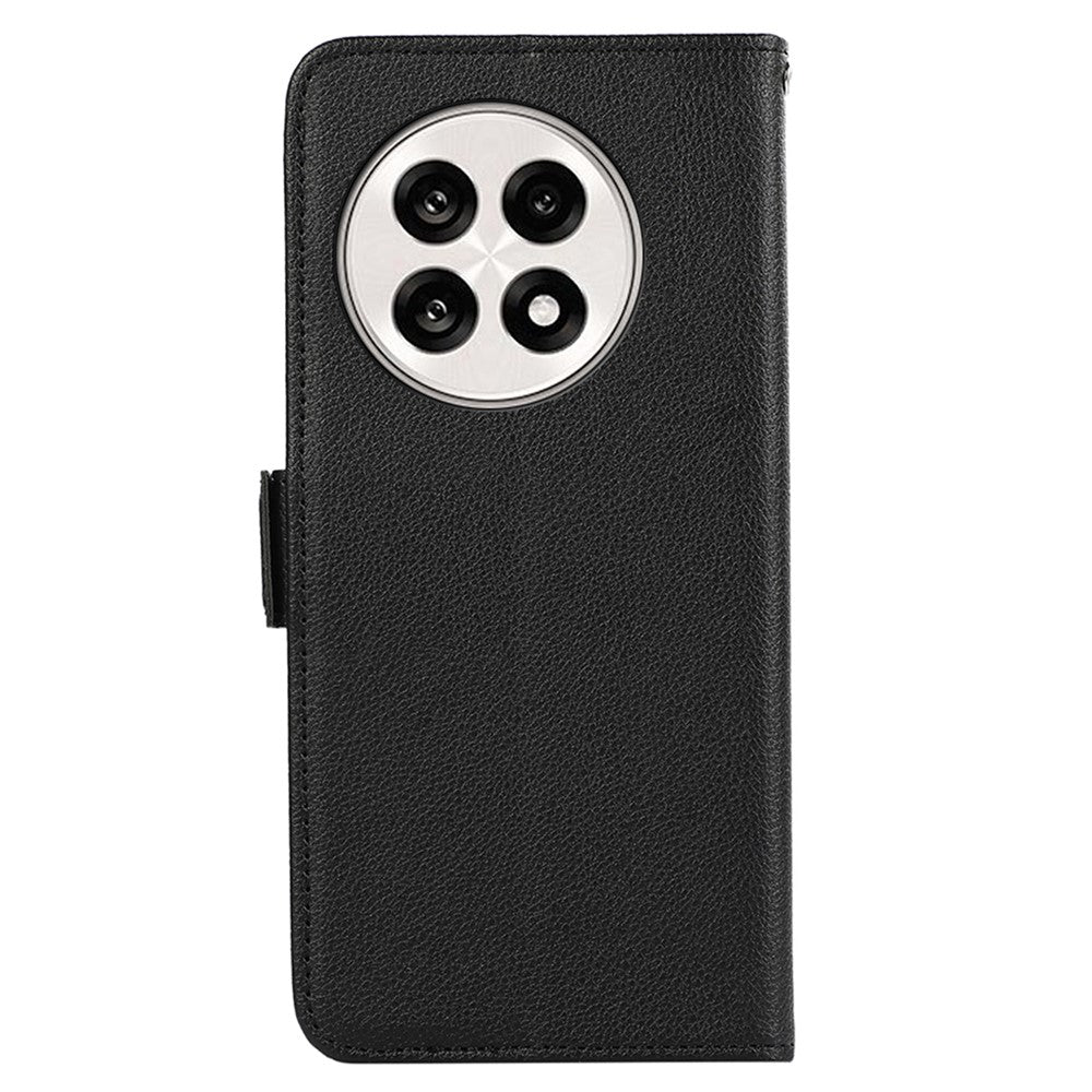 ABEEL mobilskal För OnePlus 13R 5G / Ace 5 5G / Ace 5 Pro 5G Litchi Texture Leather RFID Blocking Cover