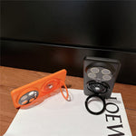 For Xiaomi 14 Ultra PC Phone Case Rotating Spinner Ring Kickstand Rubberized Back Cover