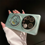 For Xiaomi 14 Ultra PC Phone Case Rotating Spinner Ring Kickstand Rubberized Back Cover