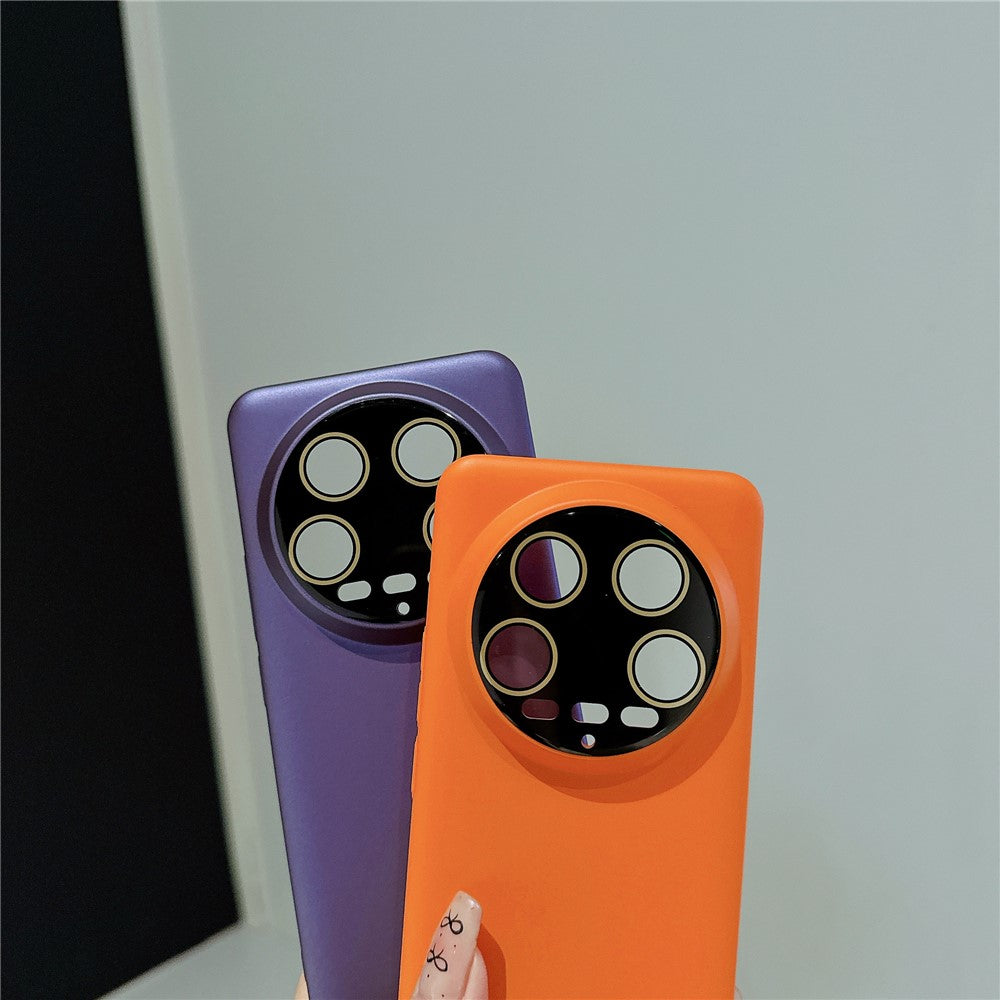 For Xiaomi 14 Ultra Matte Phone Case Rubberized PC Mobile Cover with Lens Protector