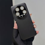 For Xiaomi 14 Ultra Matte Phone Case Rubberized PC Mobile Cover with Lens Protector