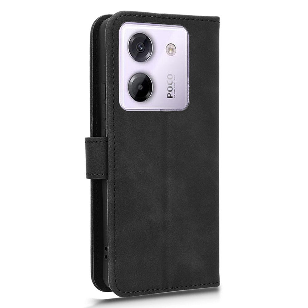 For Xiaomi Poco M7 Pro 5G Leather Case Skin Feel Anti Drop Wallet Flip Phone Cover