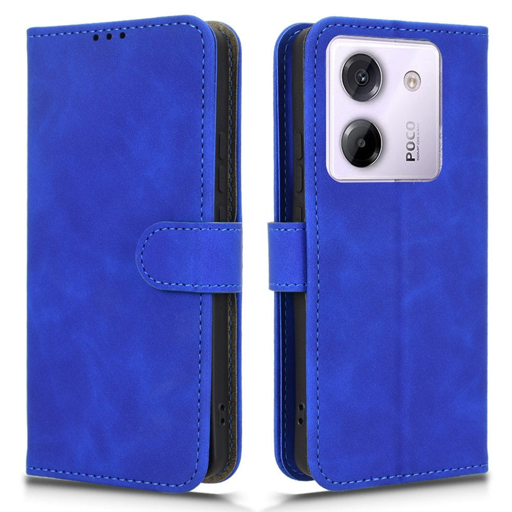 For Xiaomi Poco M7 Pro 5G Leather Case Skin Feel Anti Drop Wallet Flip Phone Cover