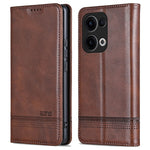 AZNS For Oppo Reno13 5G (Global) Case Cowhide Texture PU Leather Wallet Phone Cover