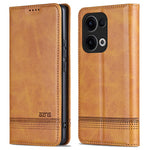 AZNS For Oppo Reno13 5G (Global) Case Cowhide Texture PU Leather Wallet Phone Cover