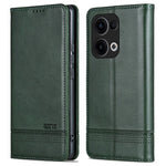 AZNS For Oppo Reno13 5G (Global) Case Cowhide Texture PU Leather Wallet Phone Cover