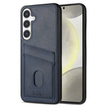 AZNS K1-serien Samsung Galaxy A56 5G-cover med kalveskindsstruktur, stødsikkert PU+TPU-mobilcover med 2 kortpladser