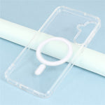 For Samsung Galaxy A36 5G Magnetic Case TPU + Acrylic Clear Phone Cover