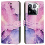 For Xiaomi 15 Pro Stand Case Marble Pattern PU Leather Wallet Phone Cover