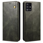 For Samsung Galaxy A51 5G Case Crazy Horse Texture Waxy Leather Wallet Stand Phone Cover