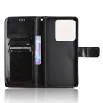 For Xiaomi Poco M7 Pro 5G Case Crazy Horse Texture PU Leather Phone Wallet Cover