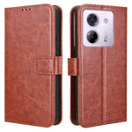 For Xiaomi Poco M7 Pro 5G Case Crazy Horse Texture PU Leather Phone Wallet Cover