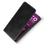 For Xiaomi Poco M7 Pro 5G / Redmi Note 14 5G Case with Card Slot Magnetic Vertical Flip Leather Phone Cover