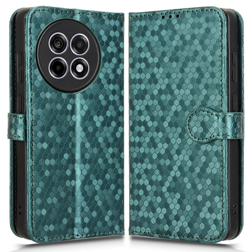 PU Leather Case For OnePlus 13R 5G  /  Ace 5 5G  /  Ace 5 Pro 5G Wallet Dot Pattern Imprint Phone Cover