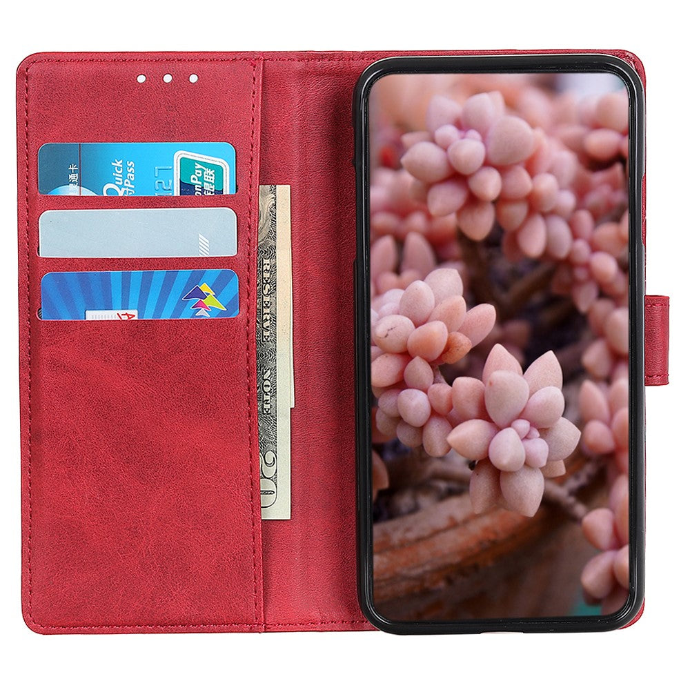 For Xiaomi Redmi Note 14 5G Wallet Case Cowhide Texture Leather Stand Phone Cover
