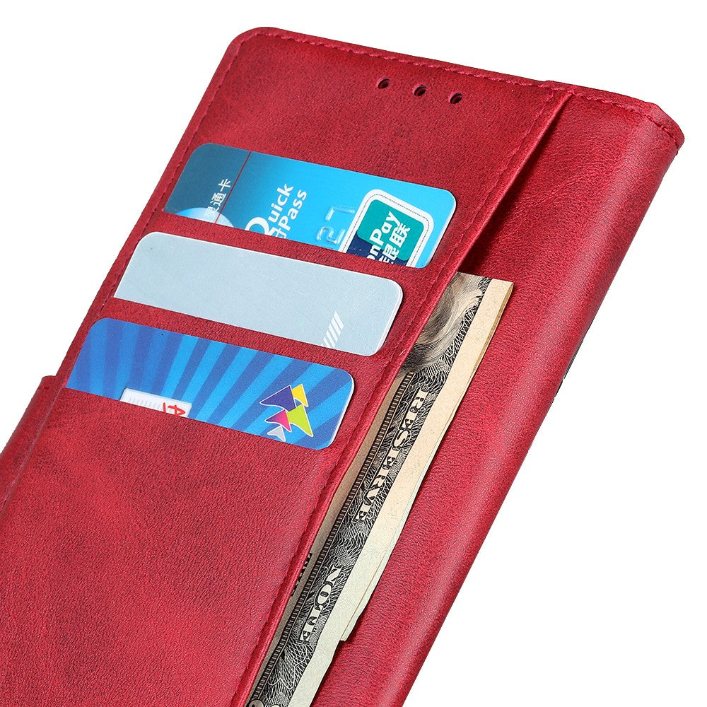 For Xiaomi Redmi Note 14 5G Wallet Case Cowhide Texture Leather Stand Phone Cover