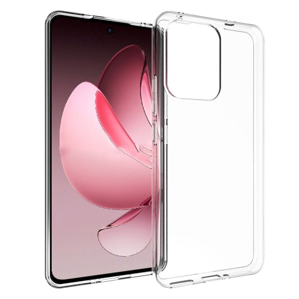 For Oppo Reno13 F 5G Clear Phone Case Watermark-Resistant TPU Back Cover