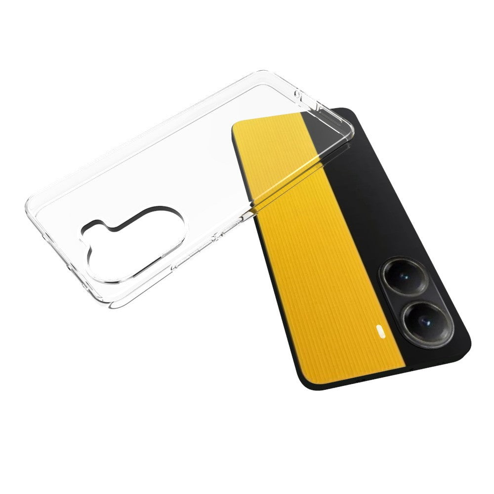 For Xiaomi Poco X7 Pro 5G / Redmi Turbo 4 5G Clear Phone Case Watermark-Resistant TPU Back Cover