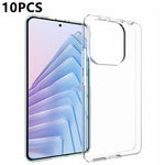 10Pcs / Pack For Xiaomi Redmi Note 14 4G (163.25mm) Case Watermark Free TPU Protective Clear Phone Cover