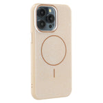 For iPhone 15 Pro Case Compatible with MagSafe Glitter Design IMD TPU + PC Phone Back Cover