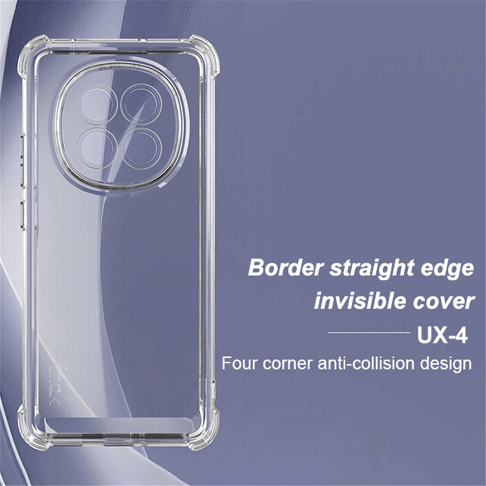 IMAK UX-4-serieetui til Oppo F29 Pro 5G (Global) / A5 Pro 5G (Kina), lige ramme, stødsikkert TPU-cover med beskyttelse af alle fire hjørner