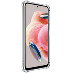IMAK UX-4 Series For Xiaomi Redmi Note 12 4G Case Straight Frame Four Corner Shockproof Clear TPU Cover
