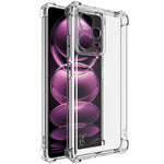IMAK UX-4 Series For Xiaomi Redmi Note 12 Pro 5G Case Straight Frame Four Corner Shockproof Clear TPU Cover