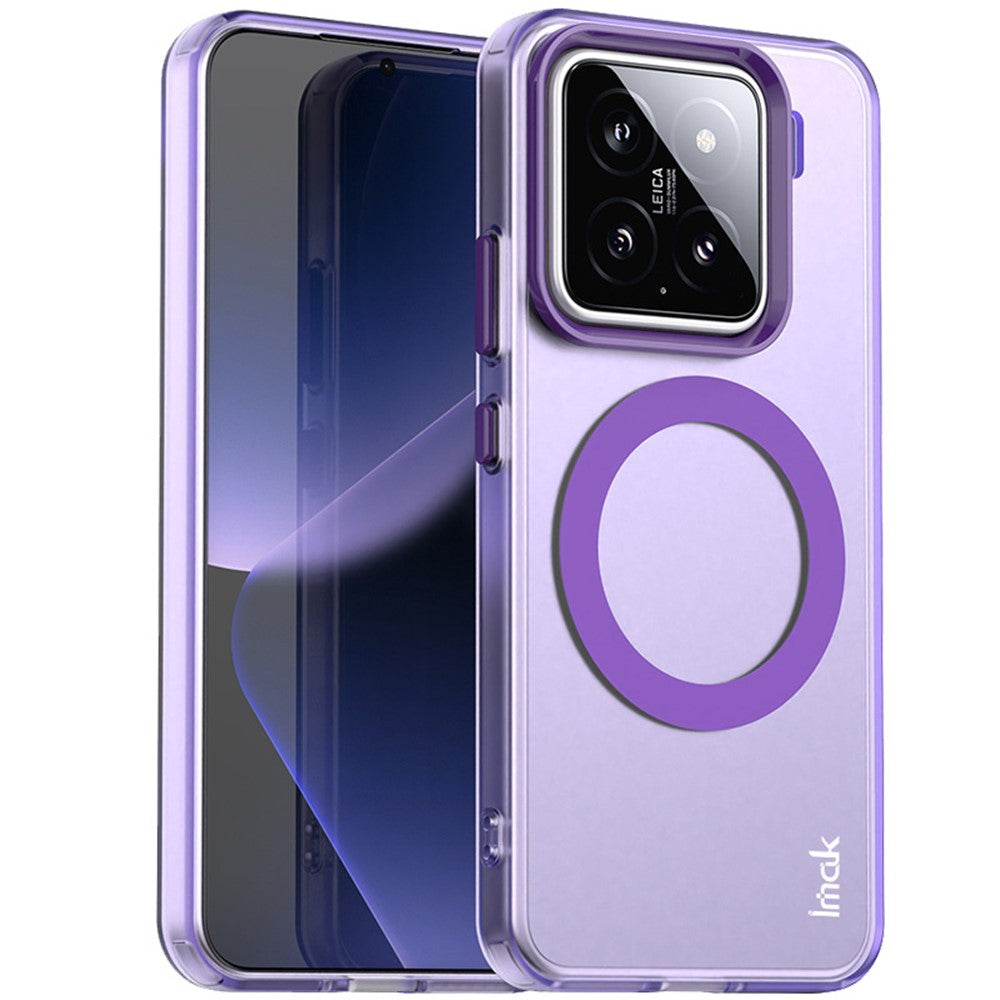 IMAK For Xiaomi 15 / 15 Custom Edition Magnetic Case Candy Color Anti Drop TPU + PET Back Cover