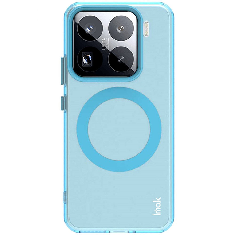 IMAK For Xiaomi 15 Pro Magnetic Case Candy Color Anti Drop TPU + PET Back Cover