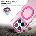 IMAK For Xiaomi 15 Pro Magnetic Case Candy Color Anti Drop TPU + PET Back Cover