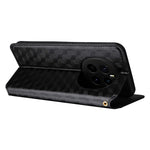 For Honor Magic7 5G Wallet Case Rhombus Imprinted Leather Phone Cover