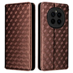 For Honor Magic7 5G Wallet Case Rhombus Imprinted Leather Phone Cover