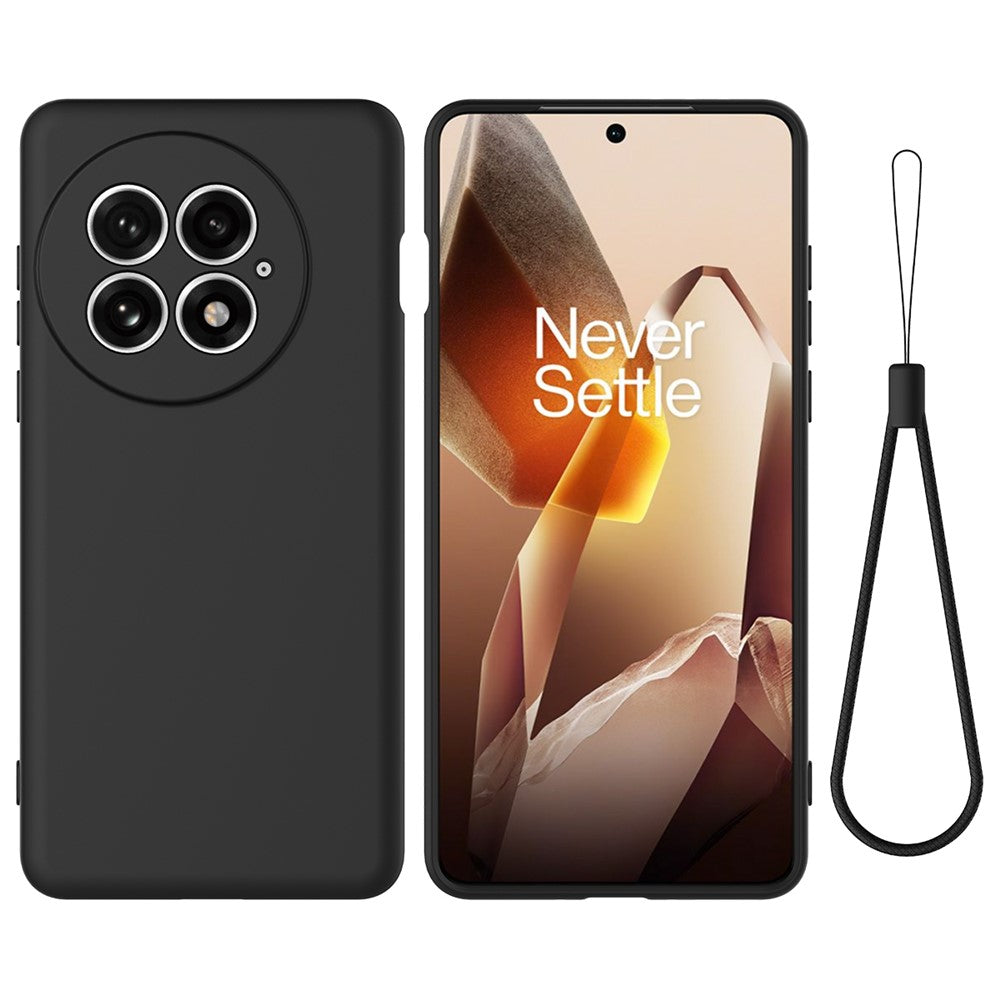 OnePlus 13-skal med flytande silikon och bakstycke med handrem