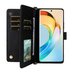 For Honor X9c Smart 5G / X60 5G Wallet Case with Shoulder / Wrist Strap Leather Phone Cover Stand