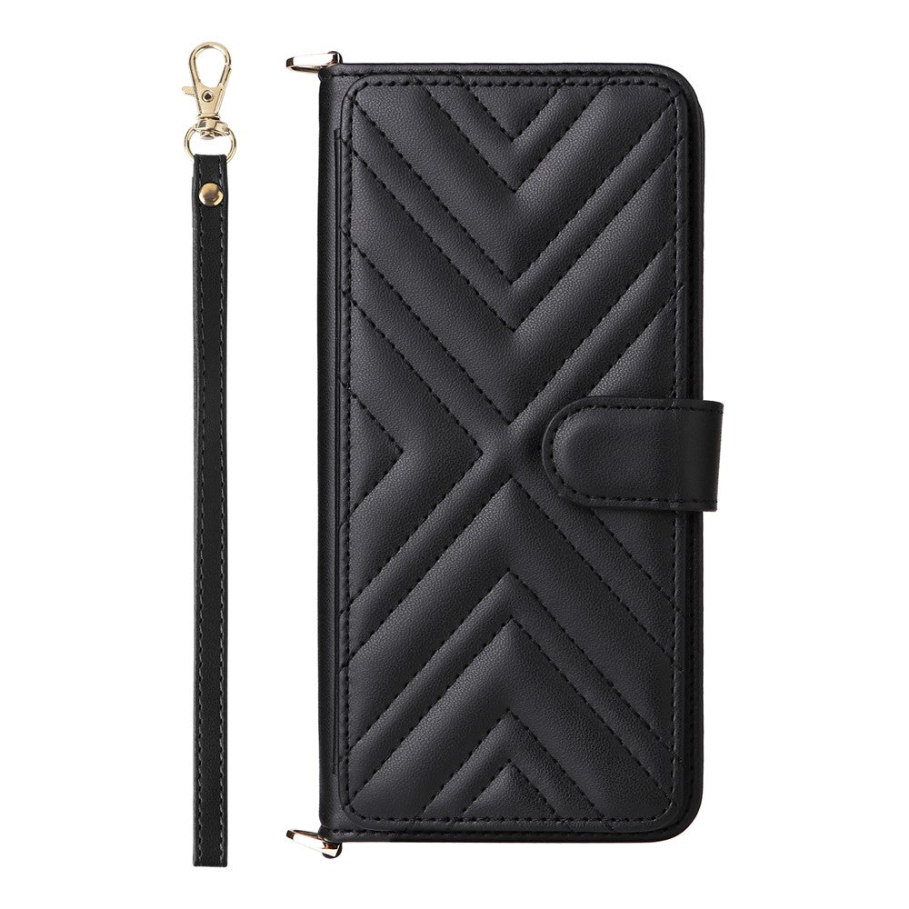 For Honor X9c Smart 5G / X60 5G Wallet Case with Shoulder / Wrist Strap Leather Phone Cover Stand