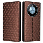 For Honor X9c Smart 5G / X60 5G Wallet Case Rhombus Imprinted Leather Phone Cover