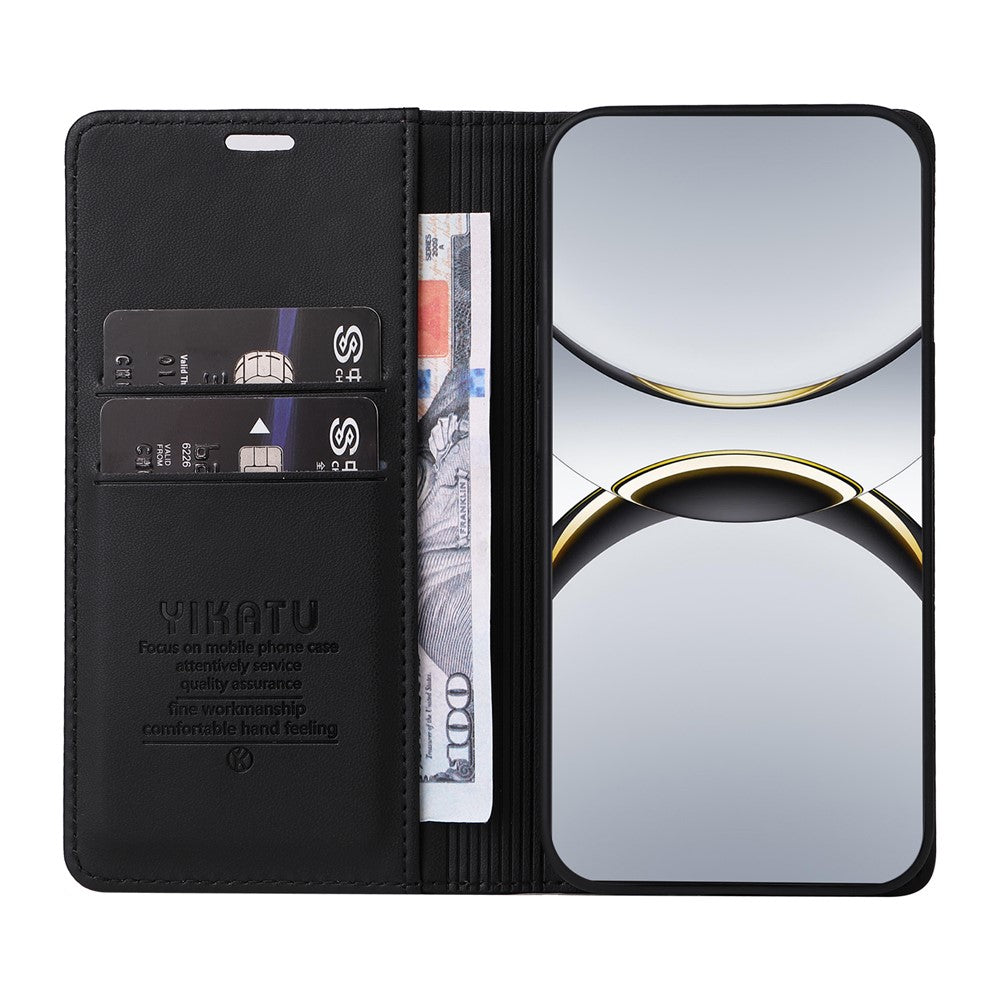 YIKATU For Oppo Find X8 Pro 5G Phone Cases  Magnetic Closure PU Leather Mobile Cover