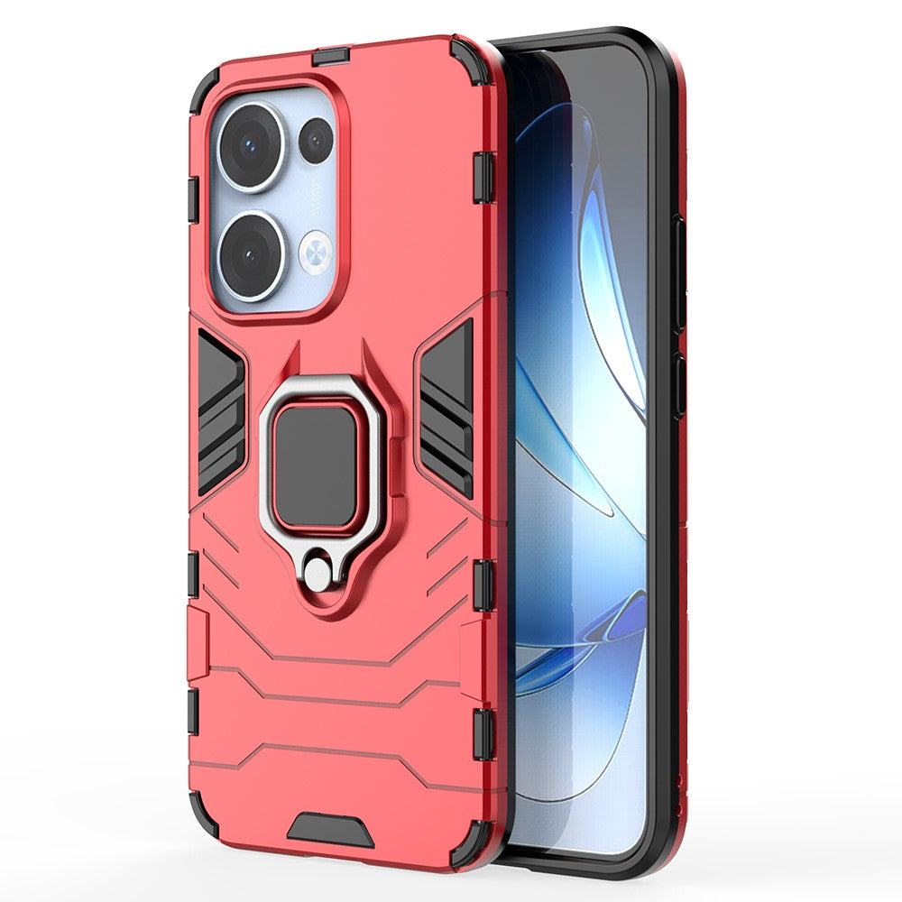 For Oppo Reno13 5G (Global) Case PC + TPU Protective Phone Cover with Ring Kickstand