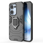 For Oppo Reno13 5G (Global) Case PC + TPU Protective Phone Cover with Ring Kickstand