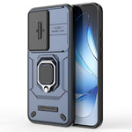 For Oppo Reno13 5G (Global) Case PC + TPU Kickstand Phone Protector with Lens Cover