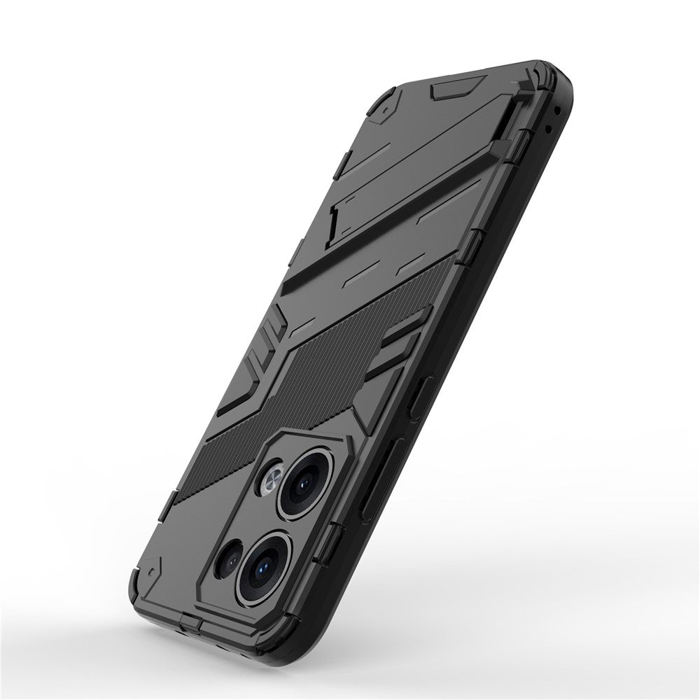 For Oppo Reno13 5G (Global) Case PC + TPU Shockproof Phone Cover with Kickstand