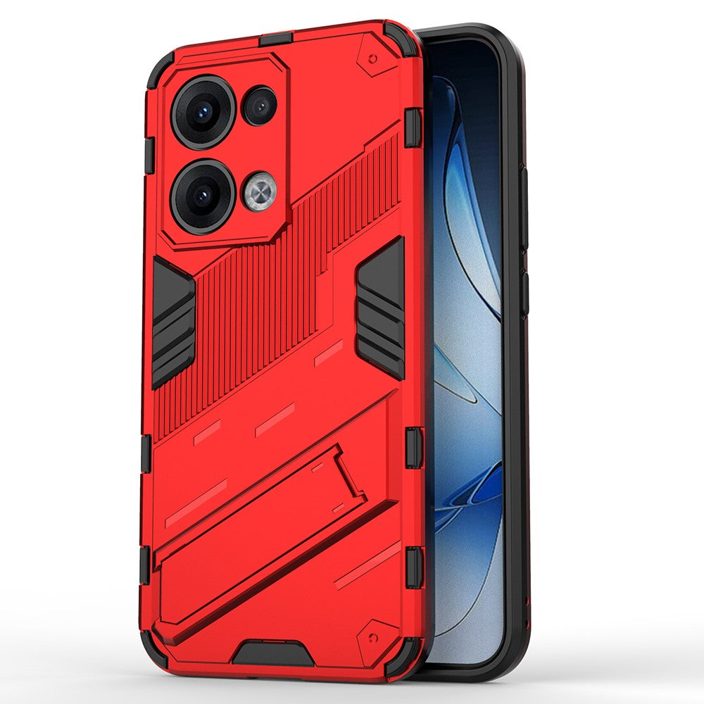 For Oppo Reno13 5G (Global) Case PC + TPU Shockproof Phone Cover with Kickstand