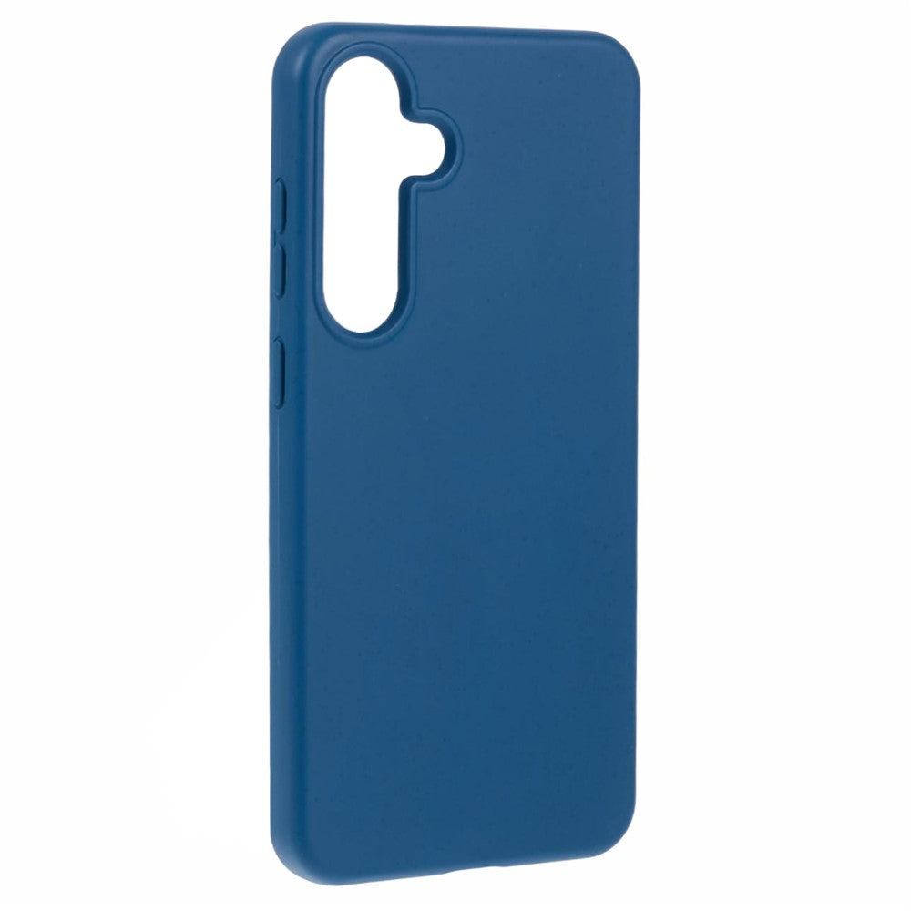 For Samsung Galaxy S25 Phone Case Wheat Straw + TPU Matte Mobile Phone Back Cover