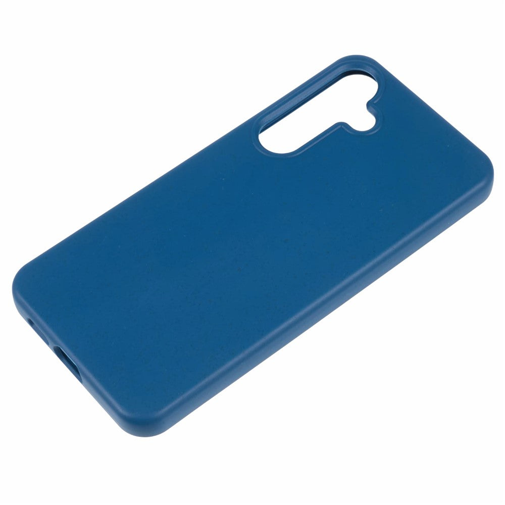For Samsung Galaxy S25 Phone Case Wheat Straw + TPU Matte Mobile Phone Back Cover