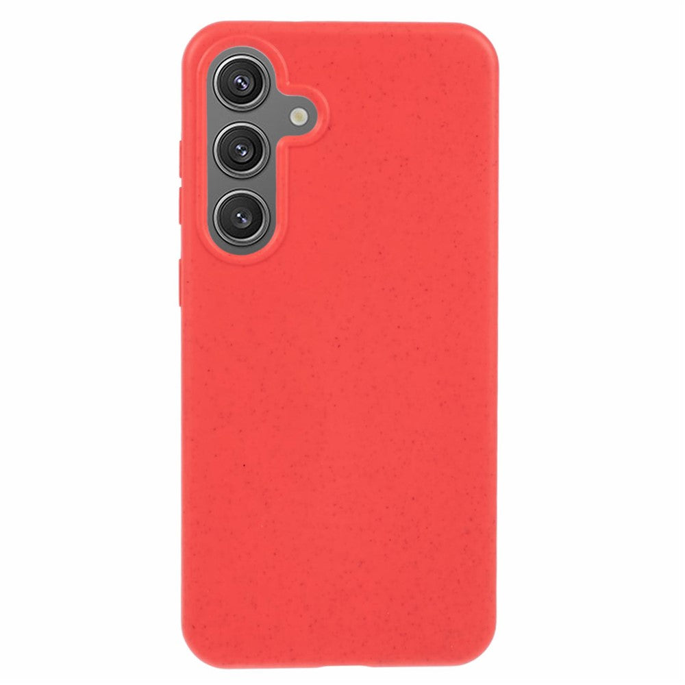 For Samsung Galaxy S25 Phone Case Wheat Straw + TPU Matte Mobile Phone Back Cover