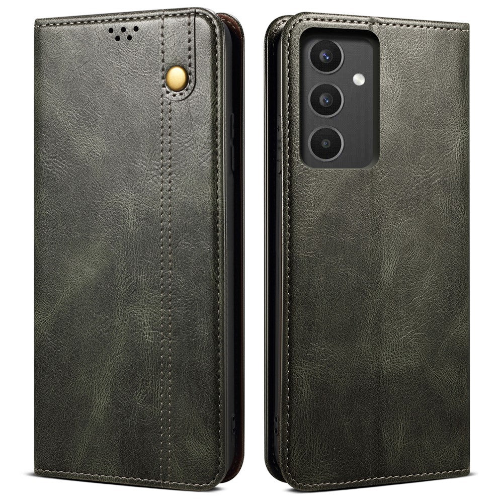 For Samsung Galaxy A13 4G / 5G Case Crazy Horse Texture Waxy Leather Wallet Stand Phone Cover