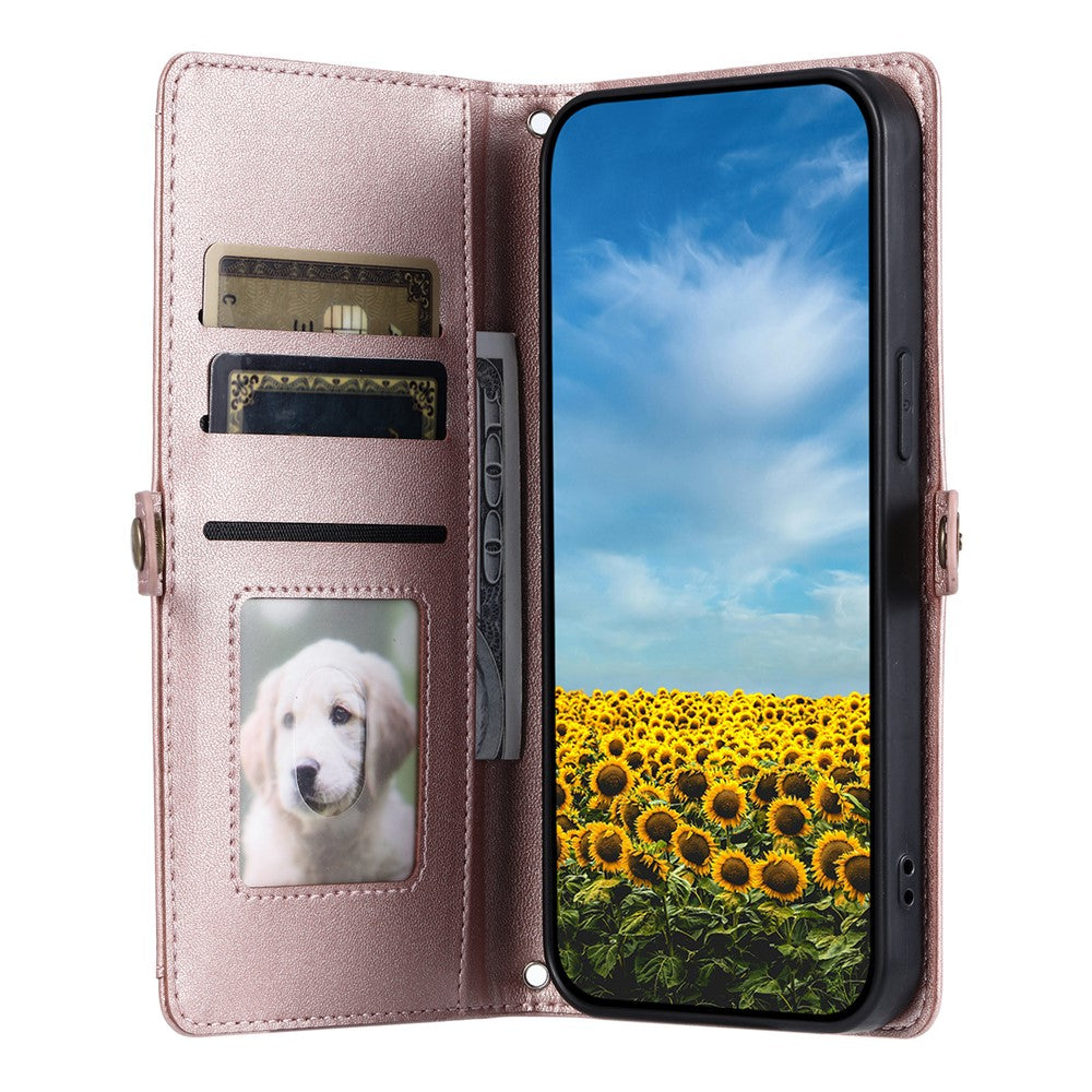 Leather Case for Xiaomi Redmi Note Note 14 Pro+ 5G / 14 Pro 5G / Poco X7 5G Wallet Stand Phone Cover with Straps