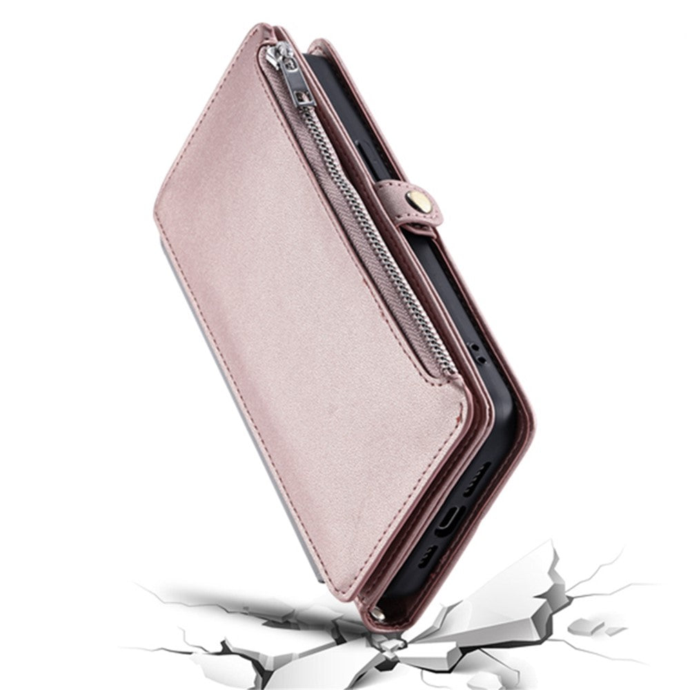Leather Case for Xiaomi Redmi Note Note 14 Pro+ 5G / 14 Pro 5G / Poco X7 5G TPU+PU Wallet Phone Cover with Straps
