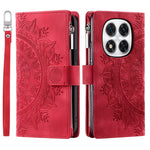 Wallet Case for Xiaomi Redmi Note 14 Pro+ 5G / 14 Pro 5G / Poco X7 5G PU Leather Phone Cover Mandala Flower Pattern