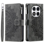Wallet Case for Xiaomi Redmi Note 14 Pro+ 5G / 14 Pro 5G / Poco X7 5G PU Leather Phone Cover Mandala Flower Pattern